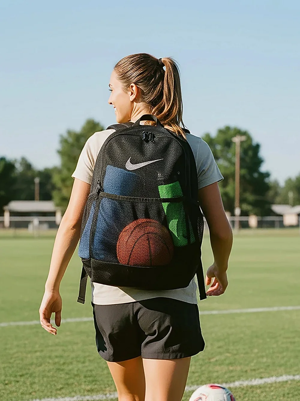 NEW Nike Brasilia XL Mesh 9.0 Training Backpack BLACK